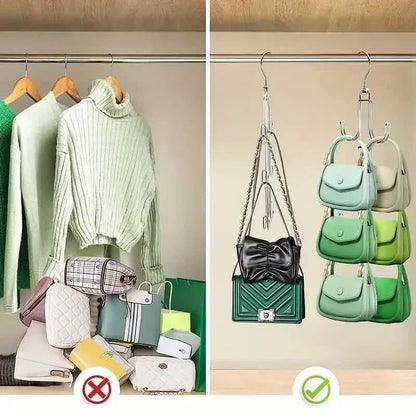 Rotatable Metal Purse Hanger Organizer - A-1 Thread Vault