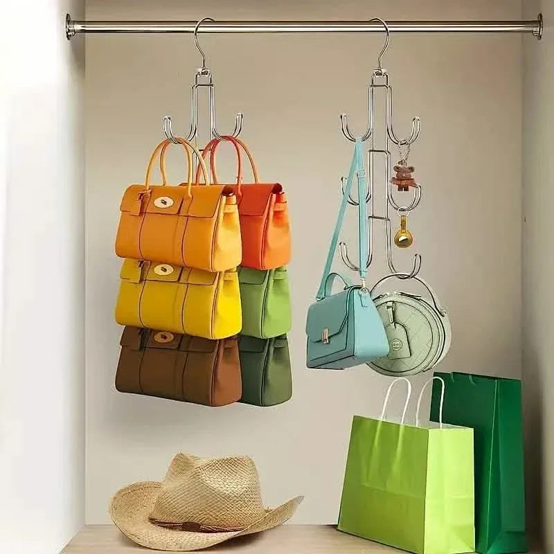 Rotatable Metal Purse Hanger Organizer - A-1 Thread Vault