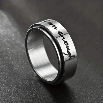 Rotatable Stainless Steel Anxiety Ring - A-1 Thread Vault