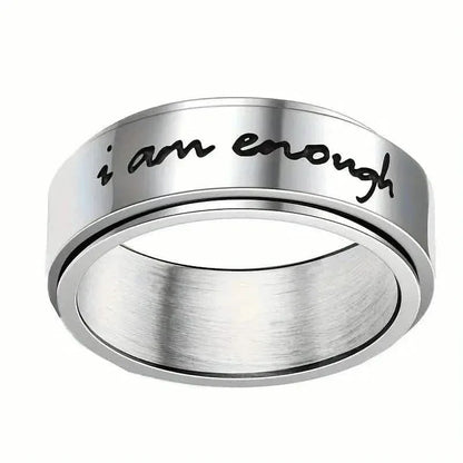 Rotatable Stainless Steel Anxiety Ring - A-1 Thread Vault