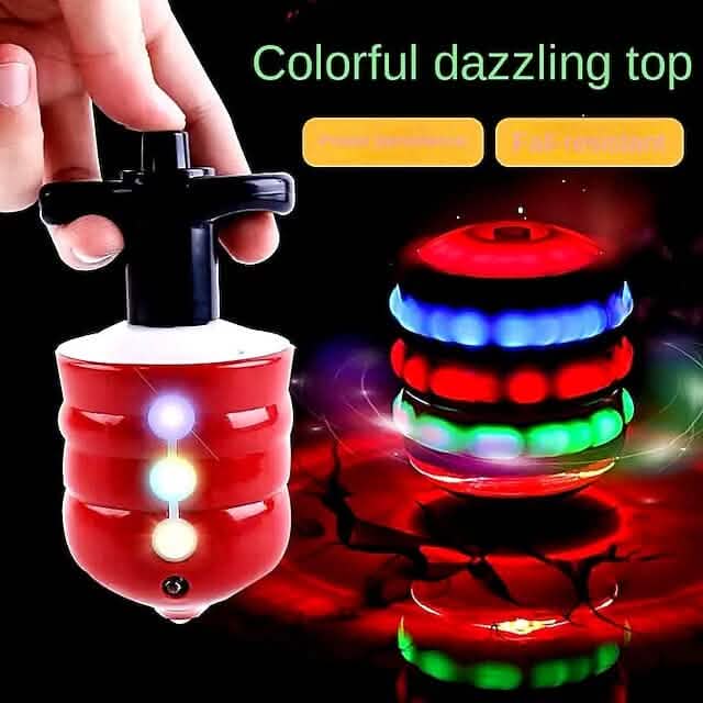 Rotating Gyro with Sound And LED Light Music Spinning - A-1 Thread Vault