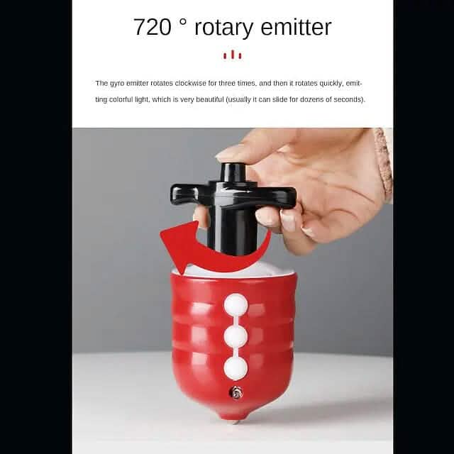 Rotating Gyro with Sound And LED Light Music Spinning - A-1 Thread Vault