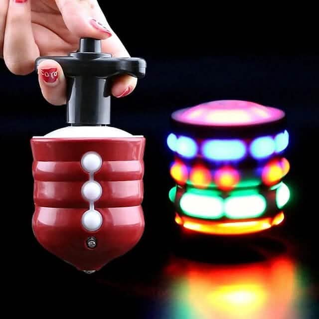 Rotating Gyro with Sound And LED Light Music Spinning - A-1 Thread Vault