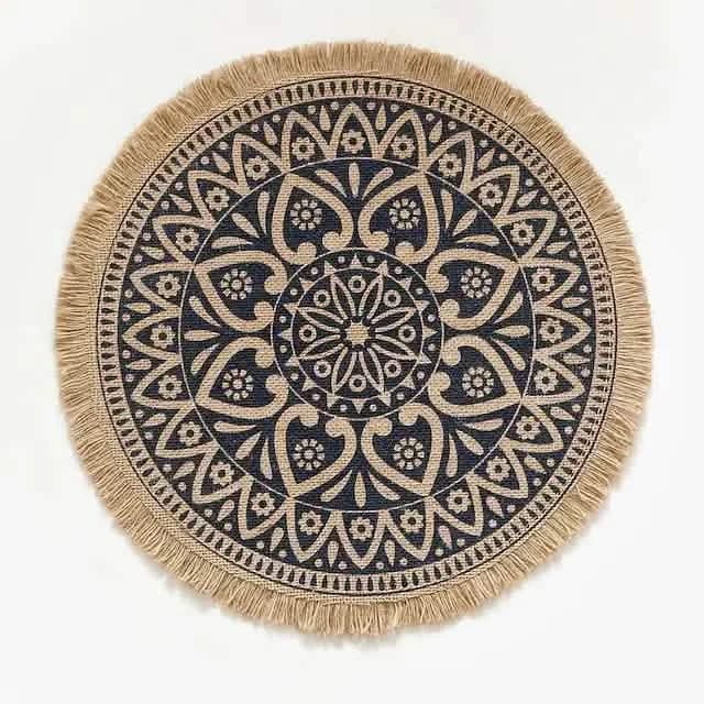 Round Mandala Placemats - A-1 Thread Vault