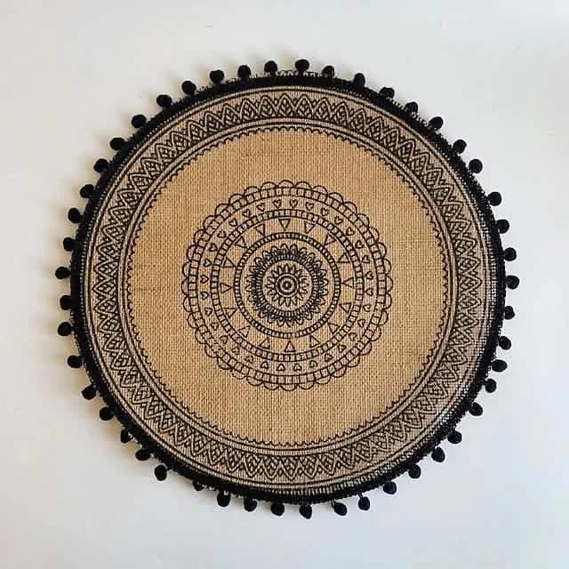 Round Mandala Placemats - A-1 Thread Vault