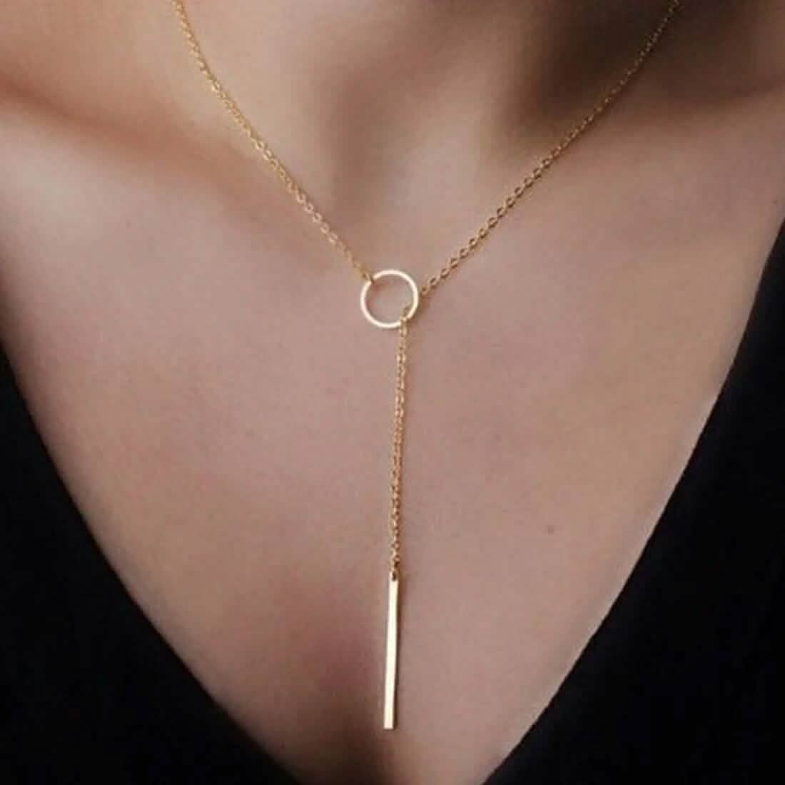 Round Stick Pendant Necklace - A-1 Thread Vault
