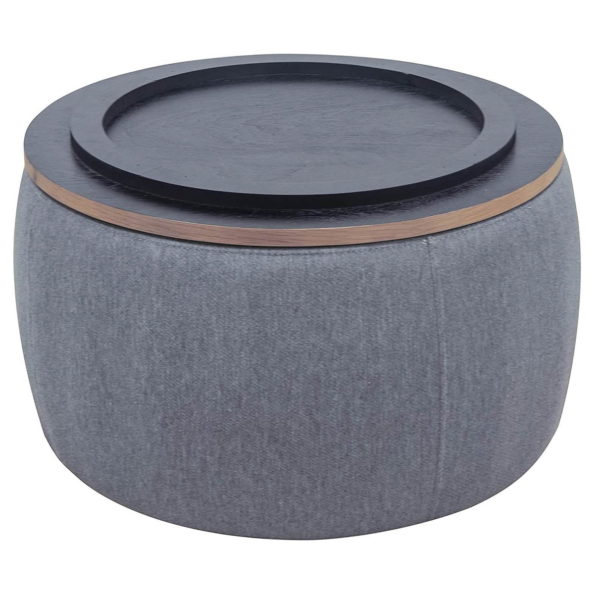 Round Storage Ottoman Coffee Table - A-1 Thread Vault