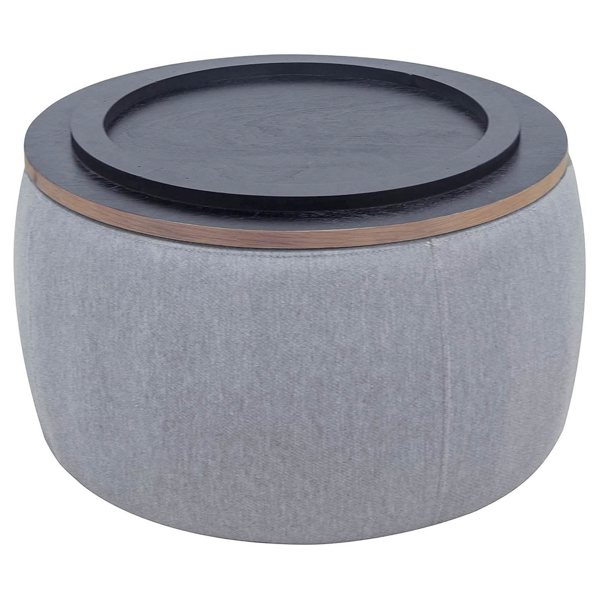Round Storage Ottoman Coffee Table - A-1 Thread Vault