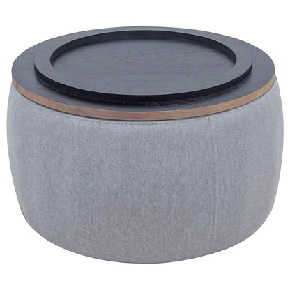 Round Storage Ottoman Coffee Table - A-1 Thread Vault