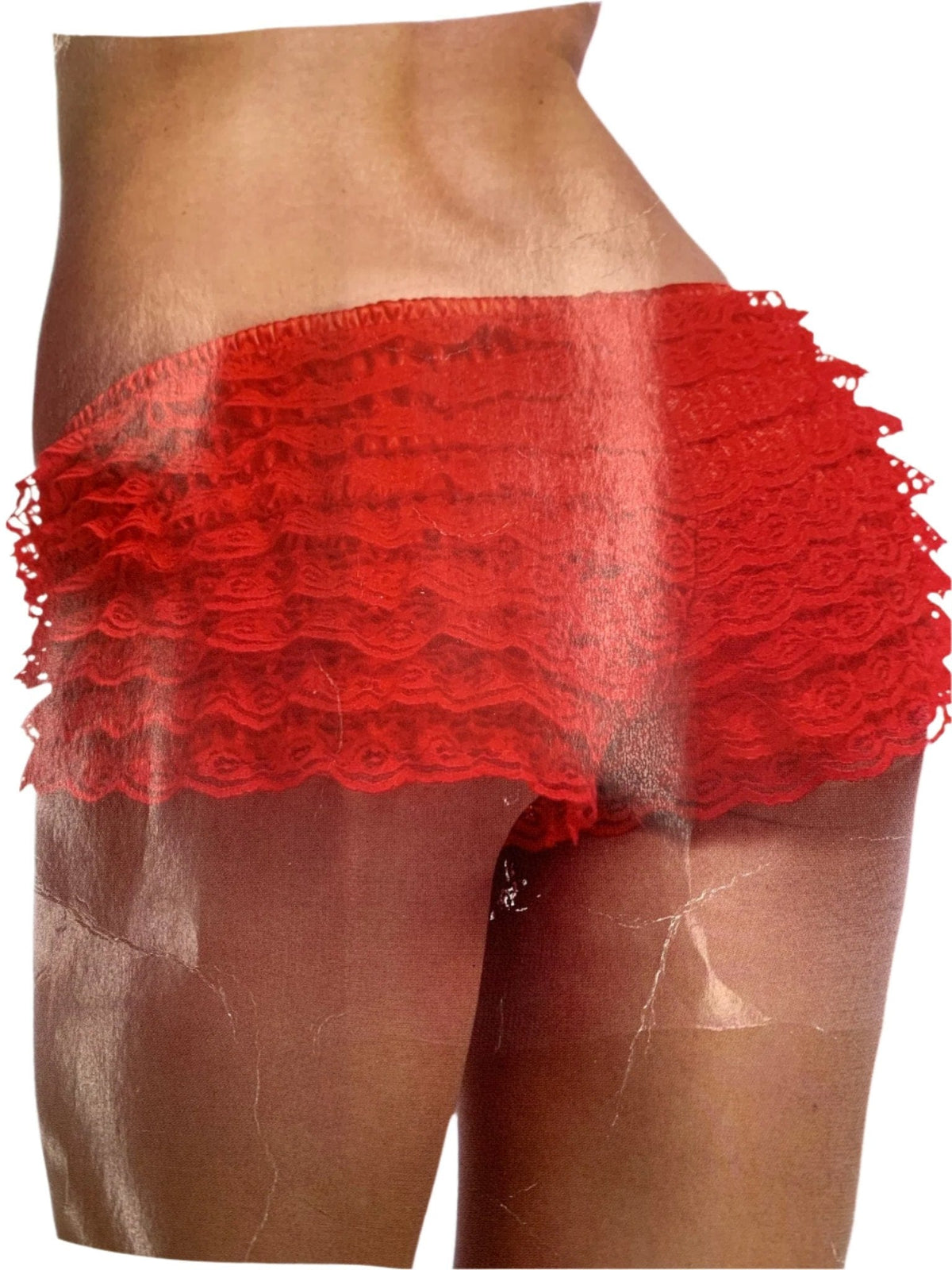 Ruffed Red Shorts - A-1 Thread Vault