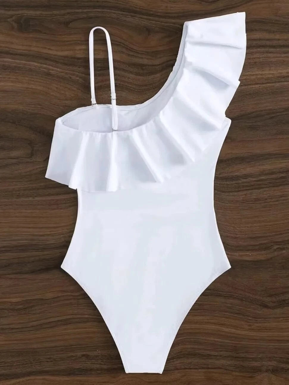Ruffle Contrast Mesh Swimsuit Women One Piece Swimwear 2026 Bodysuit Bathers Bathing Swimming Swim Suit Sports Beachwear - A-1 Thread Vault