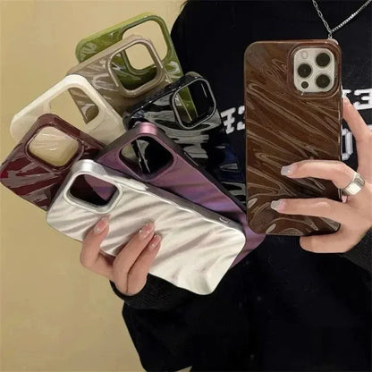 RuffleWave Satin iPhone Case - A-1 Thread Vault