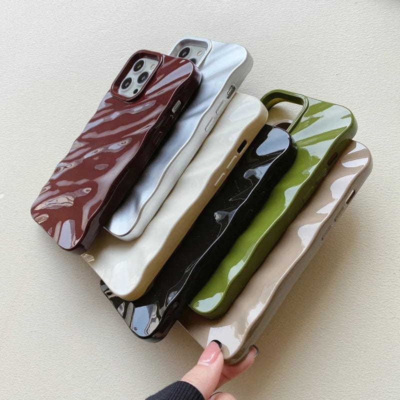 RuffleWave Satin iPhone Case - A-1 Thread Vault