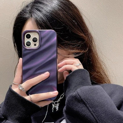 RuffleWave Satin iPhone Case - A-1 Thread Vault