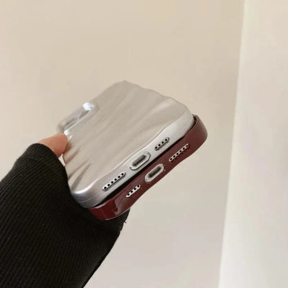RuffleWave Satin iPhone Case - A-1 Thread Vault