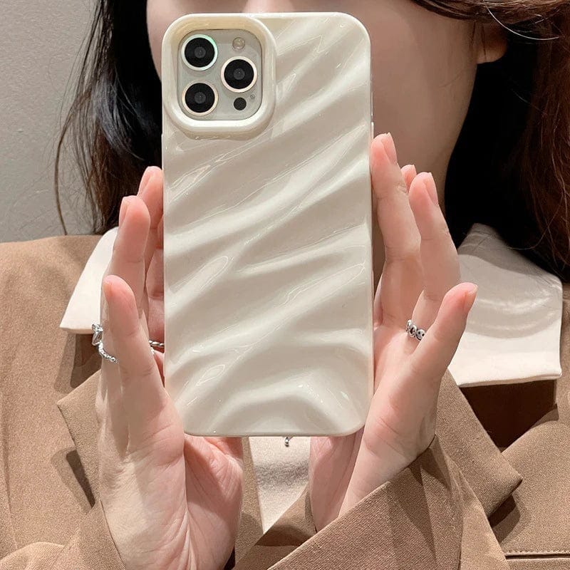 RuffleWave Satin iPhone Case - A-1 Thread Vault