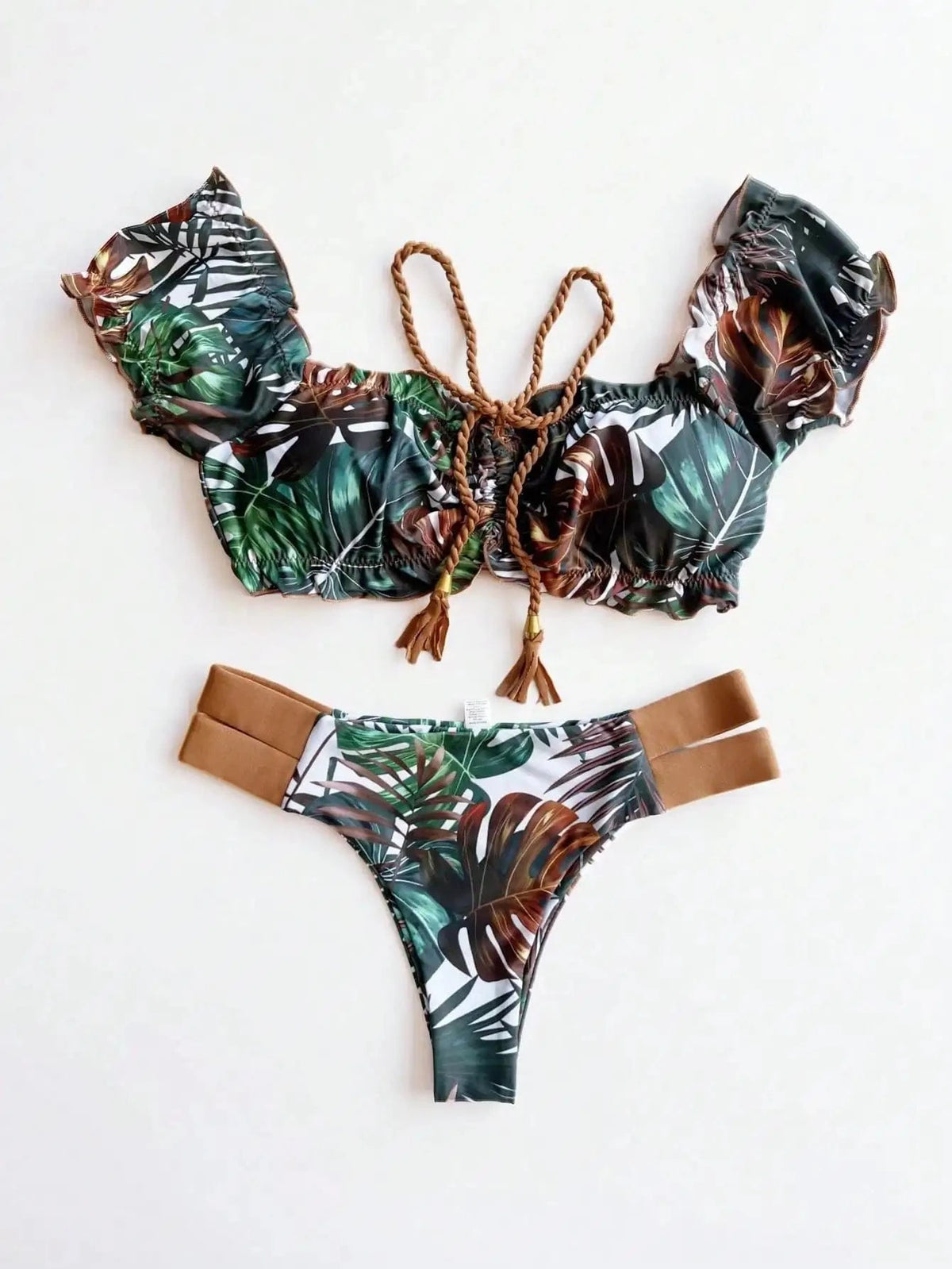 RUOTONGSEPT New Push Up 2024 Bikini Set Women Swimsuit Ruffle Biquini Swimwear Sexy Brazilian Ribbed Beachwear Bathing Suit - A-1 Thread Vault