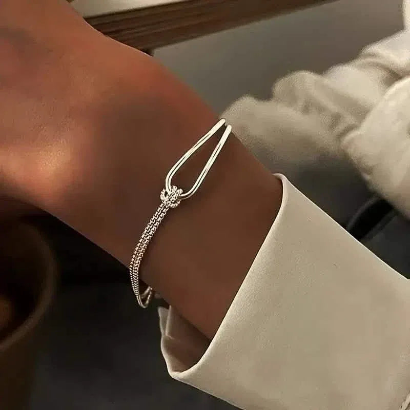 S925 Hypoallergenic Minimalist Geometric Collage Bracelet - A-1 Thread Vault