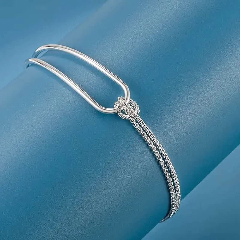 S925 Hypoallergenic Minimalist Geometric Collage Bracelet - A-1 Thread Vault