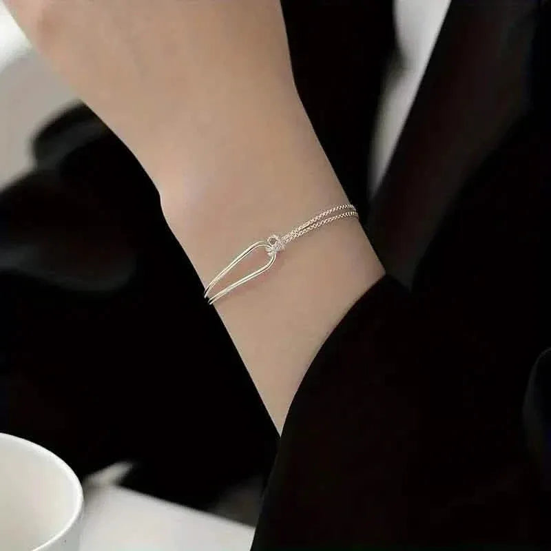 S925 Hypoallergenic Minimalist Geometric Collage Bracelet - A-1 Thread Vault