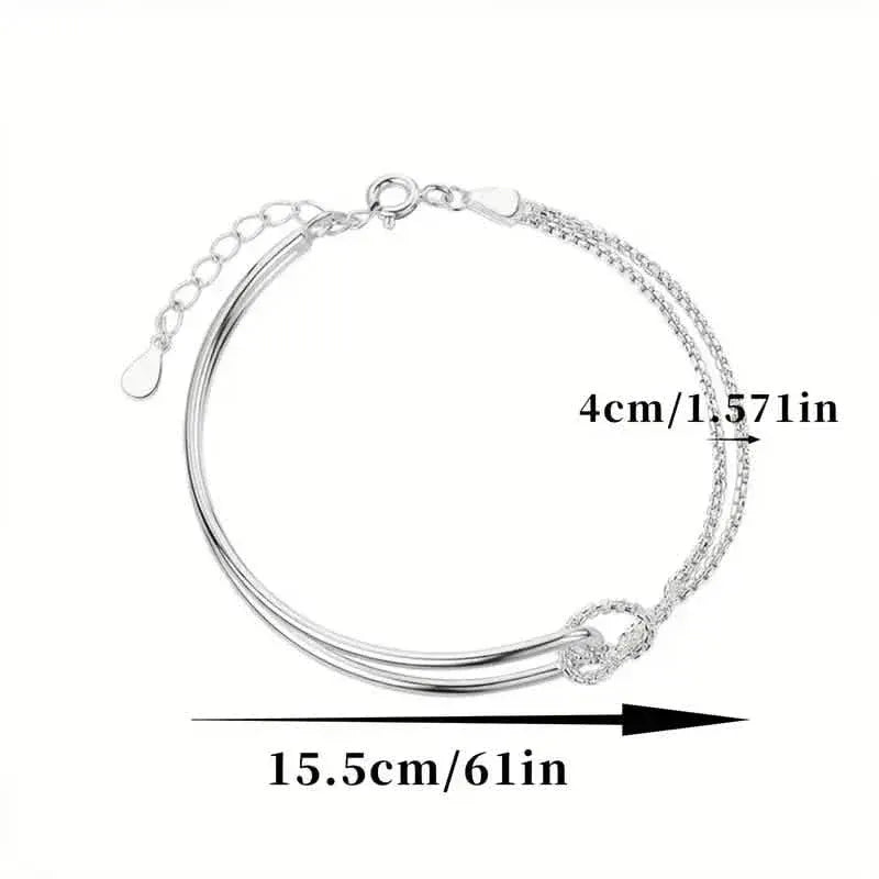S925 Hypoallergenic Minimalist Geometric Collage Bracelet - A-1 Thread Vault