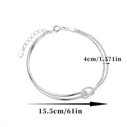S925 Hypoallergenic Minimalist Geometric Collage Bracelet - A-1 Thread Vault