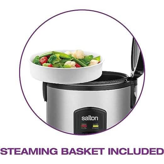 Salton Automatic Rice Cooker & Steamer - 8 Cup - A-1 Thread Vault