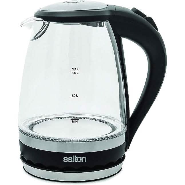 Salton Cordless Electric Glass Kettle - A-1 Thread Vault