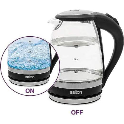 Salton Cordless Electric Glass Kettle - A-1 Thread Vault