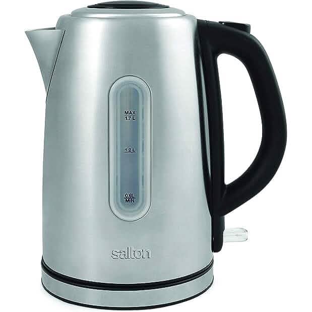 Salton Cordless Electric Stainless Steel Kettle - A-1 Thread Vault