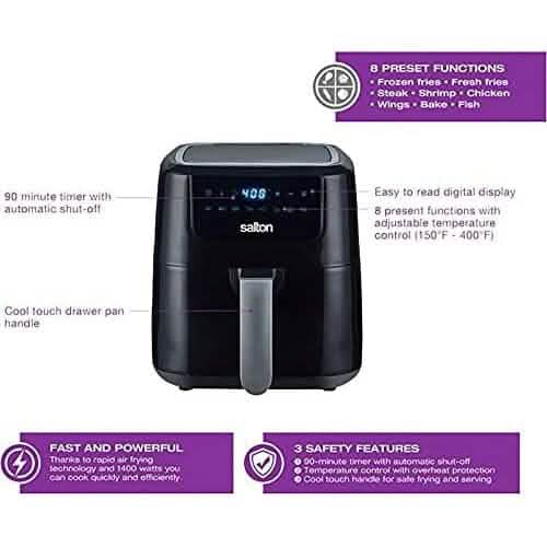 Salton Digital Air Fryer XL 5L - A-1 Thread Vault