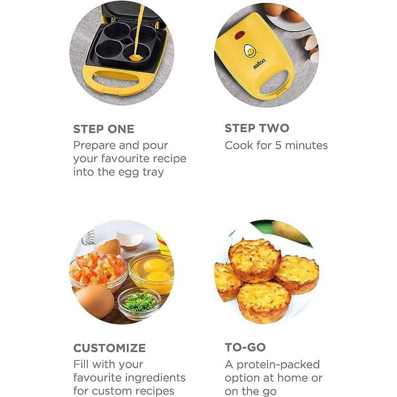 Salton Egg Bite Maker - 4 Bite - A-1 Thread Vault