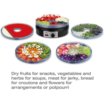Salton Electric Food Dehydrator with Adjustable Temperature Control - A-1 Thread Vault