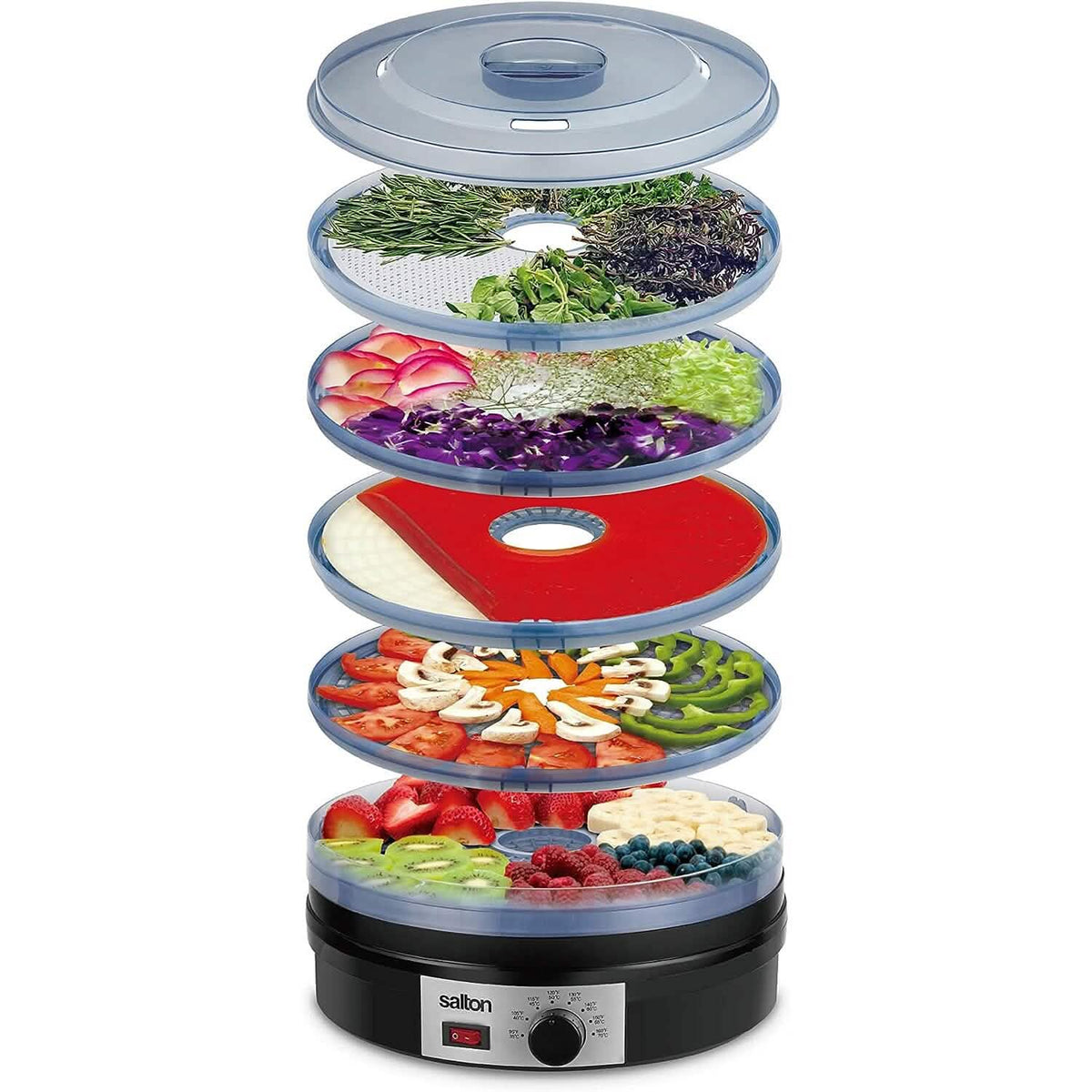 Salton Electric Food Dehydrator with Adjustable Temperature Control - A-1 Thread Vault