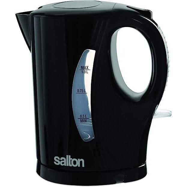 Salton Jug Kettle 1 .0 L/Qt - Black, Cordless - A-1 Thread Vault