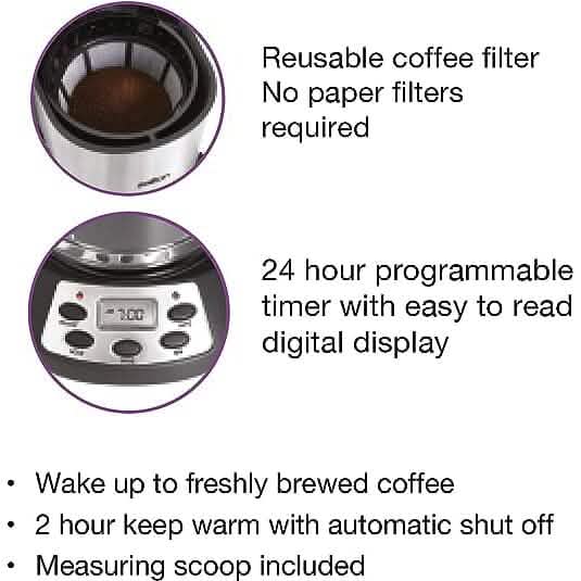 Salton Jumbo Java Coffee Maker 14 Cup - A-1 Thread Vault
