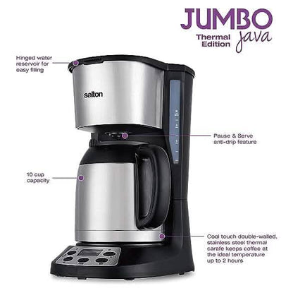 Salton Jumbo Java Coffee Maker - Thermal - A-1 Thread Vault