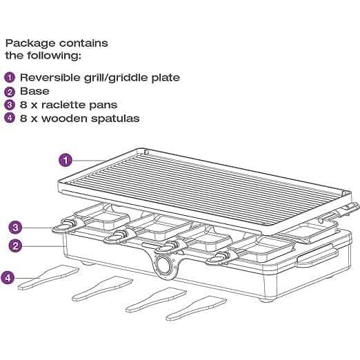 Salton Party Grill/Raclette – 8 person - A-1 Thread Vault