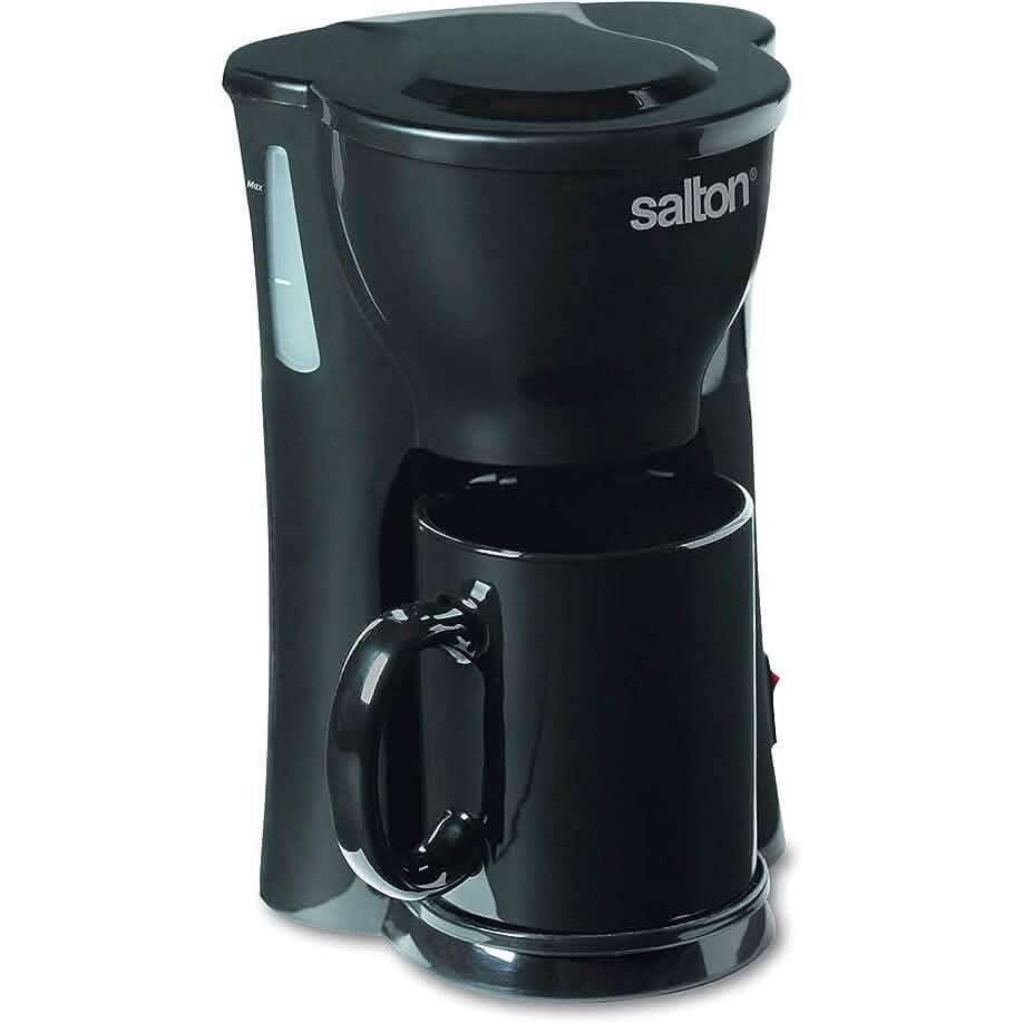Salton Space Saving 1 Cup Coffeemaker - Black - A-1 Thread Vault