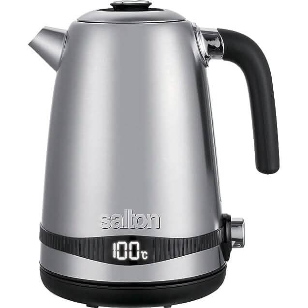 Salton Stainless Steel Digital Kettle - Variable Temperature - A-1 Thread Vault