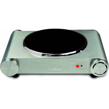 Salton Stainless Steel Infrared Portable Electric Cooktop - A-1 Thread Vault