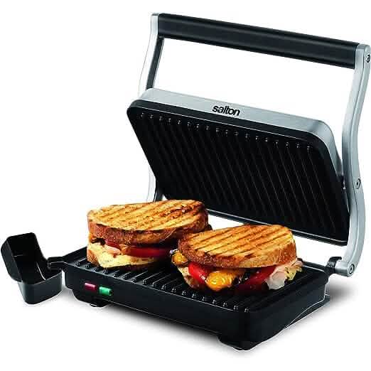 Salton Stainless Steel Panini Grill - A-1 Thread Vault