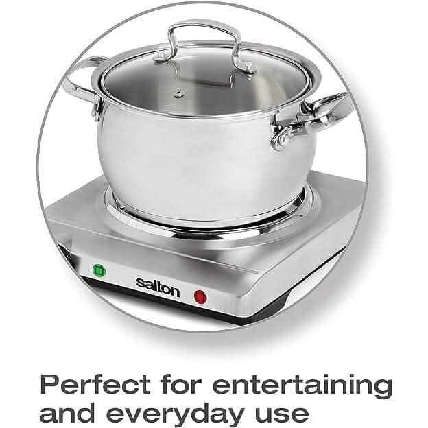 Salton Stainless Steel Portable Cooktop - A-1 Thread Vault
