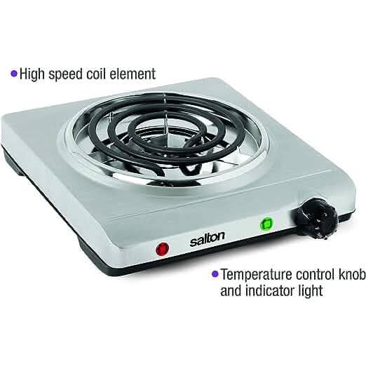 Salton Stainless Steel Portable Cooktop - A-1 Thread Vault