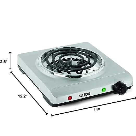 Salton Stainless Steel Portable Cooktop - A-1 Thread Vault
