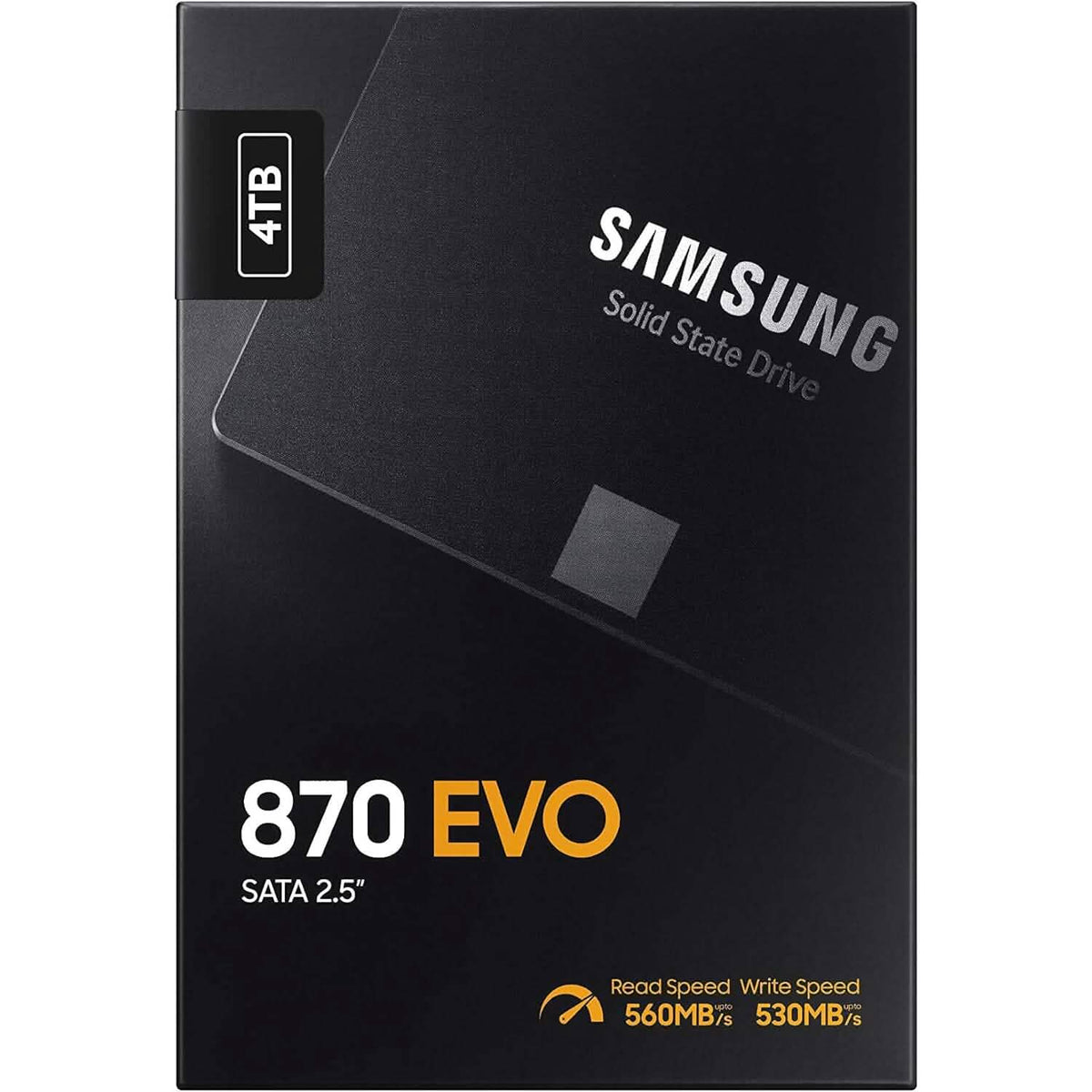 Samsung 870 EVO 4TB 2.5 Inch SATA III Internal SSD (MZ-77E4T0B/AM) (Refurbished) - A-1 Thread Vault