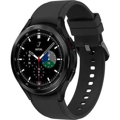 Samsung Electronics Galaxy Watch 4 Classic 46mm Smartwatch with ECG Monitor Tracker (Refurbished) - A-1 Thread Vault