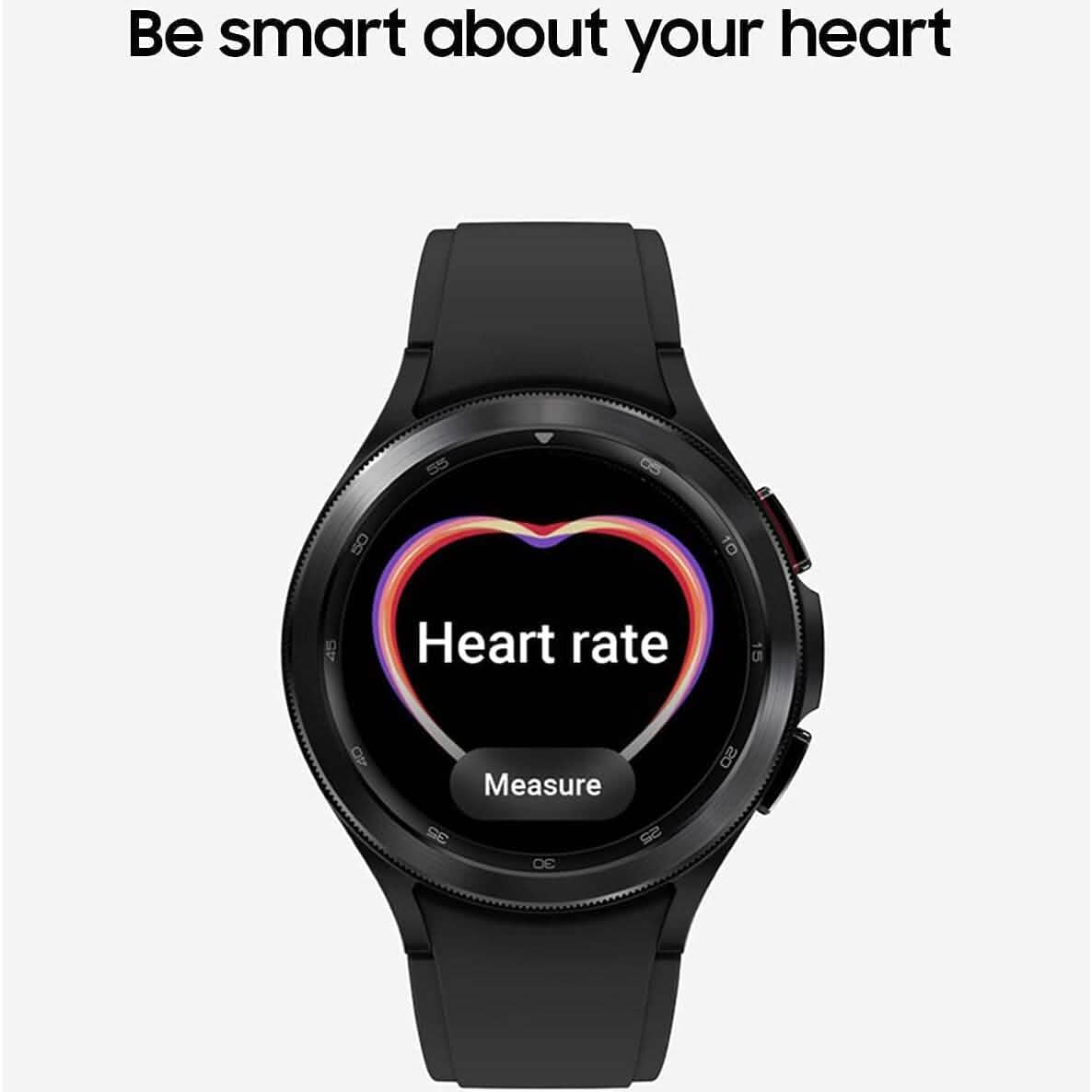 Samsung Electronics Galaxy Watch 4 Classic 46mm Smartwatch with ECG Monitor Tracker (Refurbished) - A-1 Thread Vault
