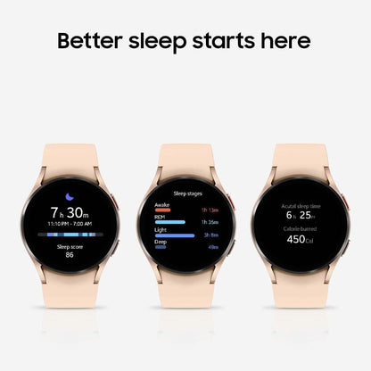 Samsung Galaxy Watch 4 40mm Smartwatch LTE US Version Pink Gold (Refurbished) - A-1 Thread Vault
