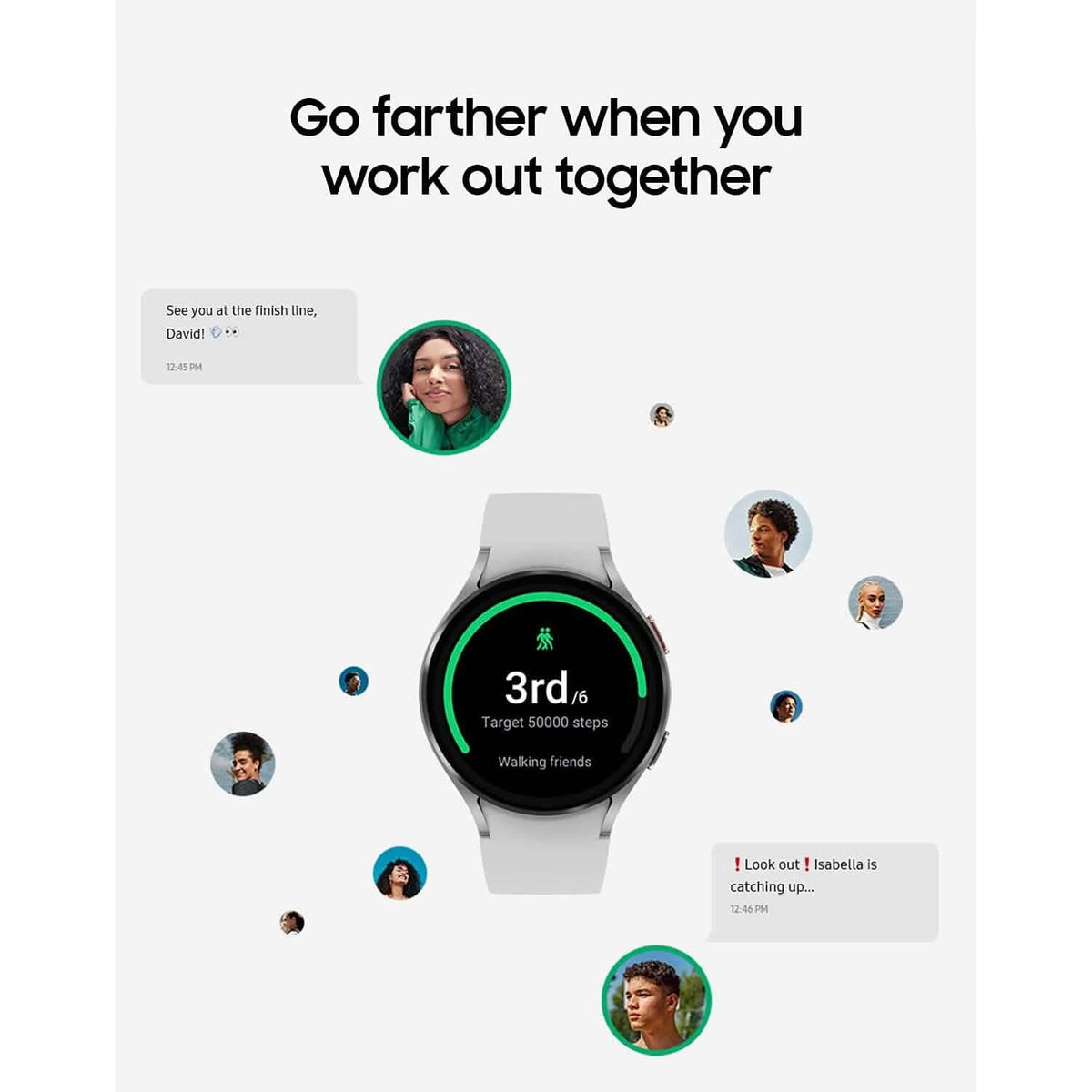 Samsung Galaxy Watch 4 44mm Smartwatch - A-1 Thread Vault